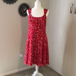 Fun 50’s style red dress Maggy London 14